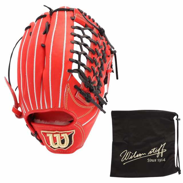 【ポイント5％！ 4/13 21:00〜22:59限定】ウイルソン(Wilson)硬式用グラブ 外野手用 WILSON STAFF DUAL 外野手用 D8型 WBW101075(M…