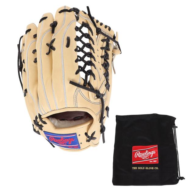 ローリングス(Rawlings)硬式用グラブ 外野手用 野球グローブ 一般 プロプリウィザード キャメル GH4PW2B88M…
