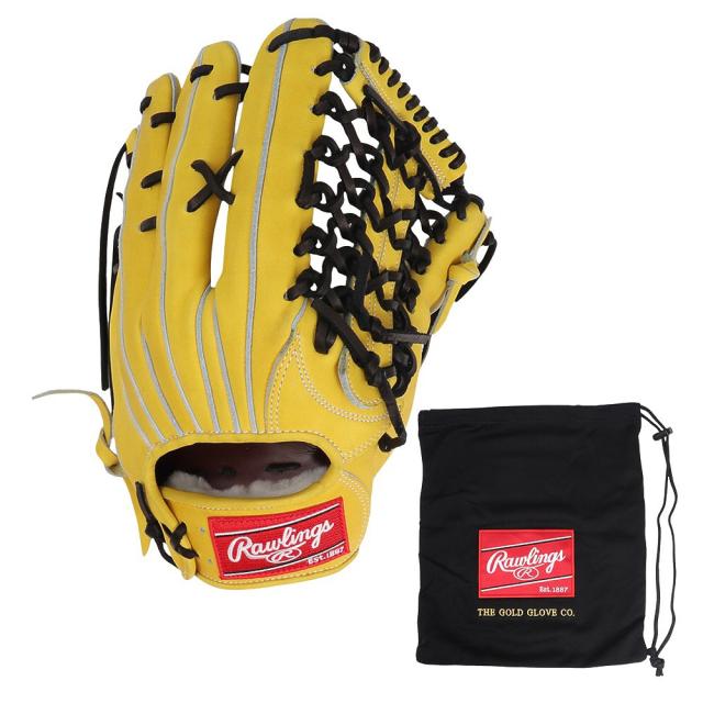 ローリングス(Rawlings)硬式用グラブ 外野手用 野球グローブ 一般 HOH ジャパン GH5HJR89-LIME(Me…