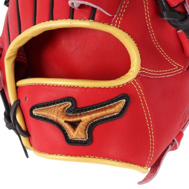 ミズノグローバルエリート軟式野球グローブ 赤茶色 + バッグ ミズノグローバルエリート軟式野球グローブ 赤茶色 + バッグ