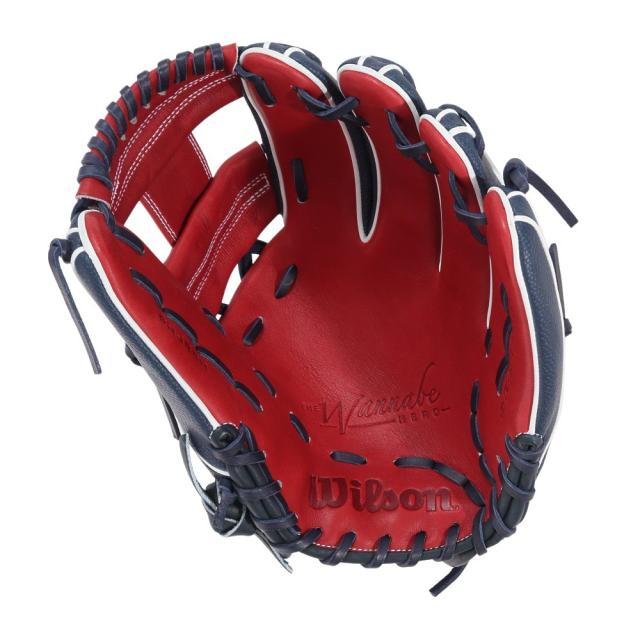 Wilson 軟式グローブ　ワナビーヒーロー　86 ウイルソン(Wilson)軟式用グラブ 内野手 野球グローブ 一般