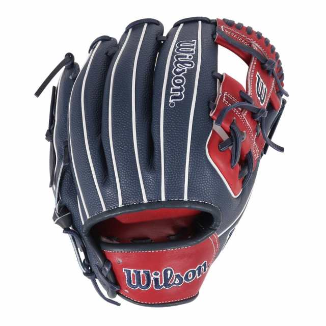 ウイルソン(Wilson)軟式用グラブ 内野手 野球グローブ 一般 ワナビーヒーローデュアル 86型 WBW101547(Me…