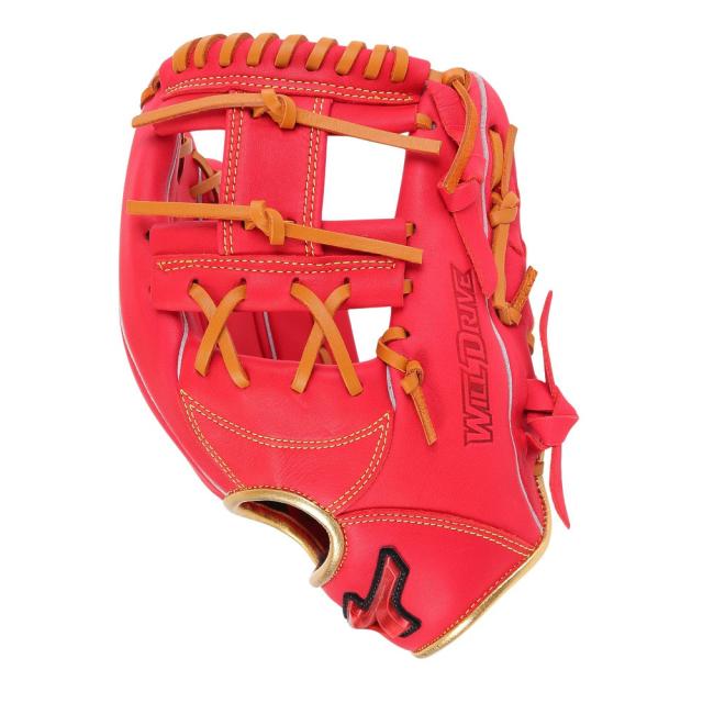 ミズノ(MIZUNO)軟式 グラブ 内野手 野球グローブ 一般 WILL DRIVE RED 1AJGR21703 6249(…_1