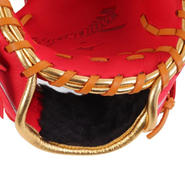 ミズノ(MIZUNO)軟式 グラブ 内野手 野球グローブ 一般 WILL DRIVE RED 1AJGR21703 6249(…_5