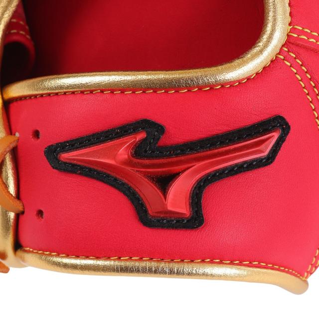 ミズノ(MIZUNO)軟式 グラブ 内野手 野球グローブ 一般 WILL DRIVE RED 1AJGR21703 6249(…_9