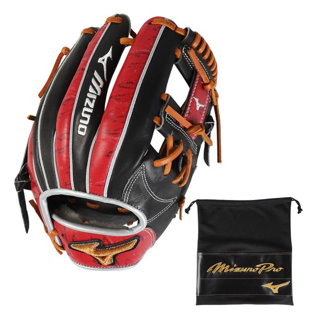 ミズノ(MIZUNO)軟式用グラブ 内野手 野球グローブ 一般 ミズノプロ 2024セレクションB 1AJGR31203 09…