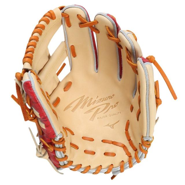 【ポイント10％！】ミズノ(MIZUNO)軟式グラブ 外野手用 野球グローブ 一般 ミズノプロ 2024セレクション B 1AJGR31213 8…_3