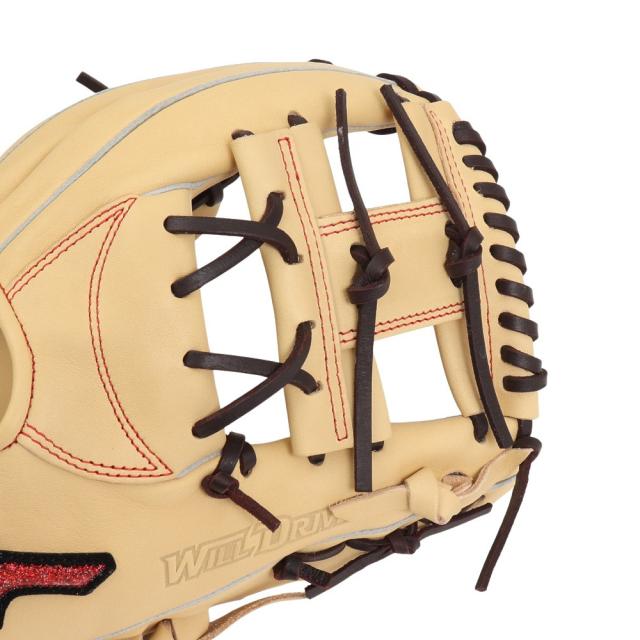 ミズノ(MIZUNO)軟式用グラブ 内野手 野球グローブ 一般 ウィルドライブ レッド AXI 1AJGR14223 8066…の通販は
