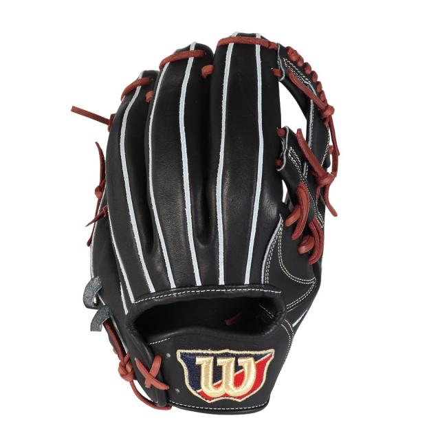 ウイルソン(Wilson)軟式用グラブ 内野手 野球グローブ 一般 BasicLab DUAL デュアル WBW103014(…