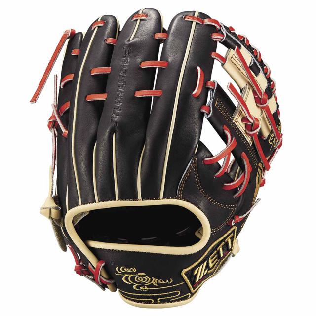 ゼット(ZETT)軟式用グラブ 内野手 野球グローブ 一般 プロステイタスSCE 源田タイプ BRGB32556S-1932(…
