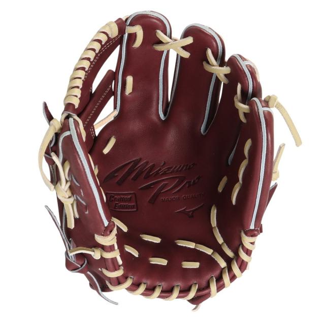 ミズノ(MIZUNO)軟式用グラブ 内野手 野球グローブ ミズノプロ CRAFTED Edition 紅林型 1AJGR330…_2