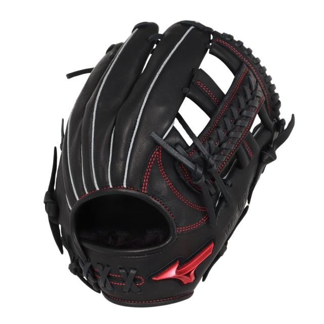 ミズノ(MIZUNO)軟式用グラブ 内野手 野球グローブ 一般 NB ウィルドライブ レッド 1AJGR34603 09(Me…