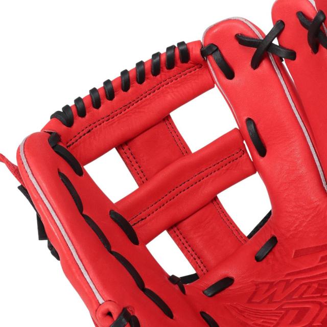 ミズノ(MIZUNO)軟式用グラブ 内野手 野球グローブ 一般 NB ウィルドライブレッド 1AJGR34603 7009(M…_7