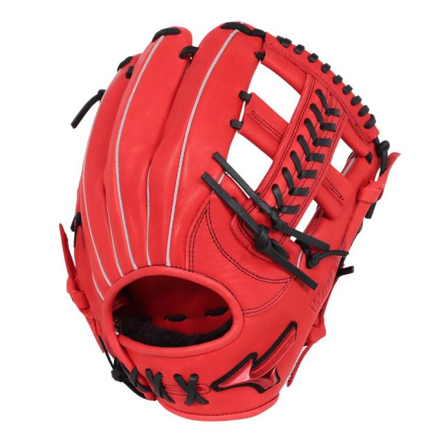 ミズノ(MIZUNO)軟式用グラブ 内野手 野球グローブ 一般 NB ウィルドライブレッド 1AJGR34603 7009(M…
