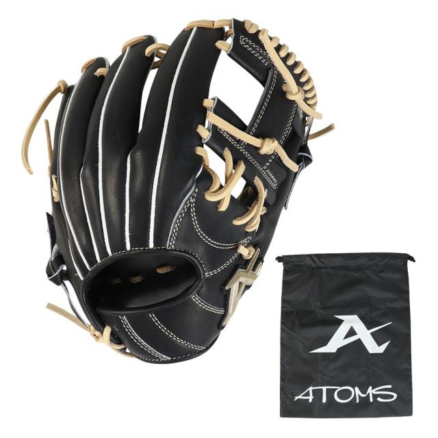 アトムズ(ATOMS)軟式用グラブ 内野手 野球グローブ 一般 ANX-026X26FW