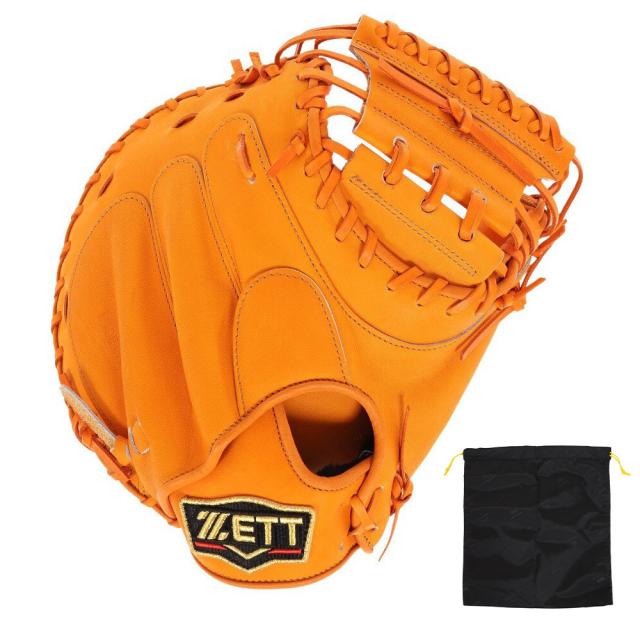 ゼット(ZETT)キャッチャーミット プロステイタス 中村悠平 捕手用 野球グローブ 一般 BRCB30282-5600(Me…