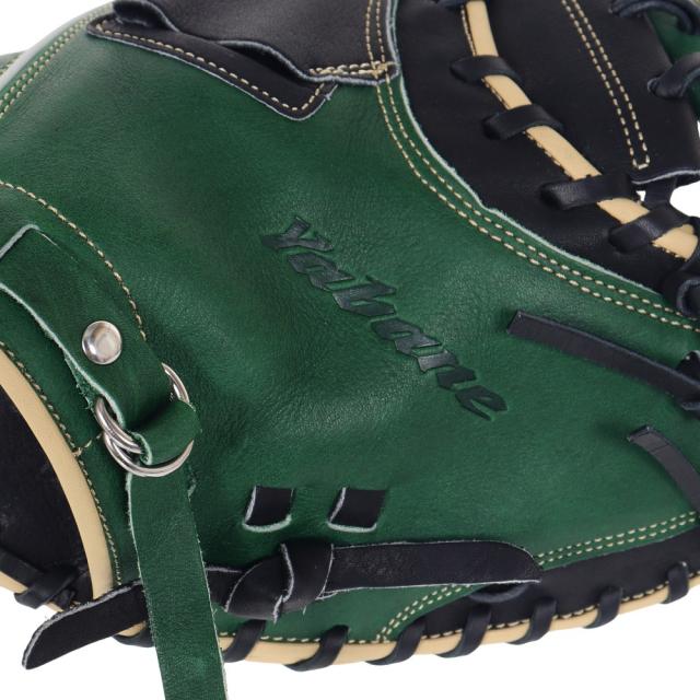 新品　美品　ヤバネ YABANE イージーキャッチャーミット 軟グローブ　黒　緑 新品 美品 ヤバネ YABANE イージーキャッチャーミット 軟グローブ 黒 緑
