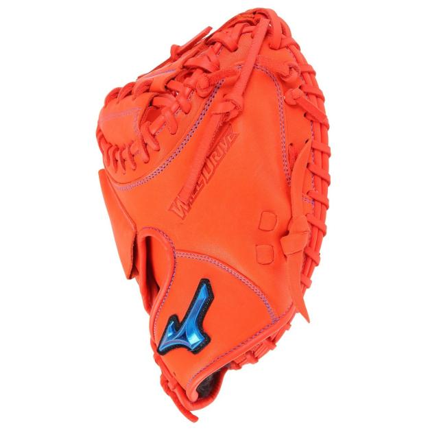 ミズノ(MIZUNO)軟式 グラブ 捕手用 野球グローブ 一般 ウィルドライブ ブルー 1AJCR30800 52(Men’s)