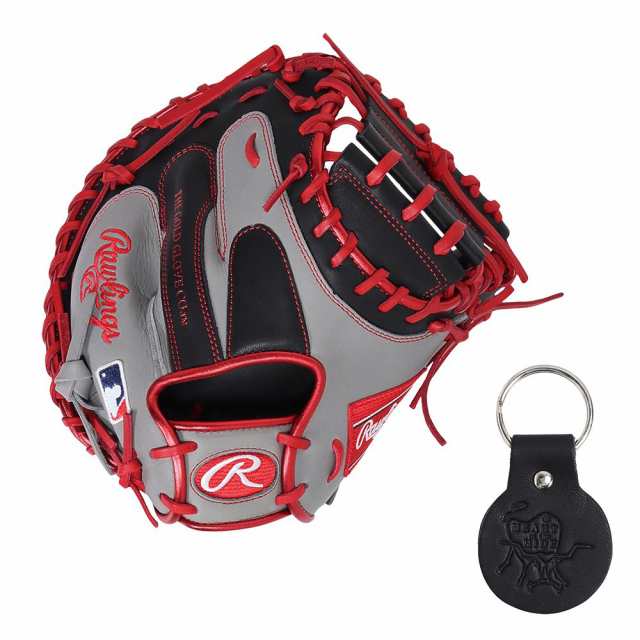 ローリングス(Rawlings)軟式用グラブ 捕手用 野球グローブ 一般 MLBカラーシンク GR4HM2AC-B/GRY(M…