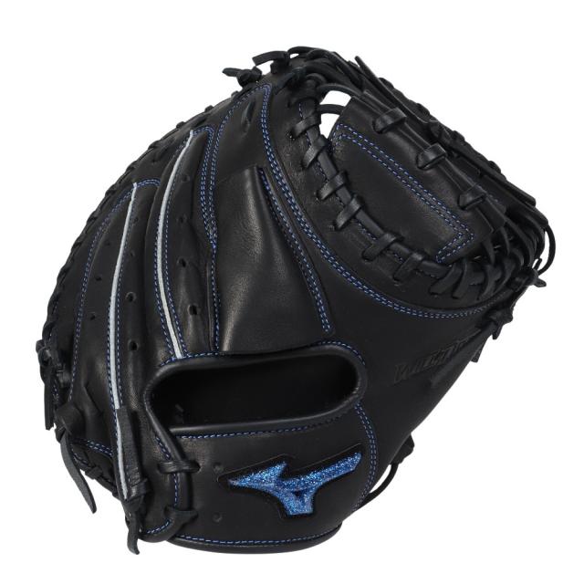 ミズノ(MIZUNO)軟式 グラブ 捕手用 野球グローブ 一般 ウィルドライブ ブルー 24AW 1AJCR14900 09(…