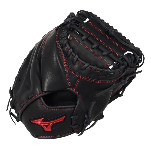 ミズノ(MIZUNO)軟式用グラブ 捕手用 野球グローブ 一般 NB ウィルドライブ レッド 1AJCR34600 09(Me…
