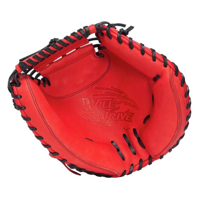 ミズノ(MIZUNO)軟式用グラブ 捕手用 野球グローブ 一般 NB ウィルドライブ レッド 1AJCR34600 7009(…_1