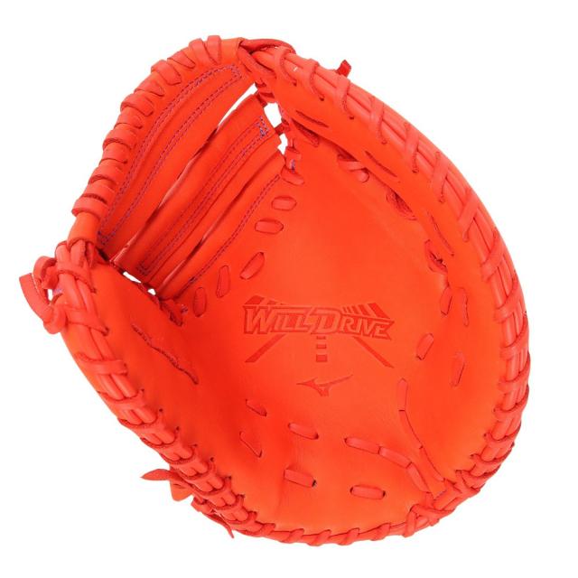 ミズノ(MIZUNO)軟式用グラブ 一塁手用 野球グローブ 一般 WILL DRIVE BLUE 1AJFR30700 52(…
