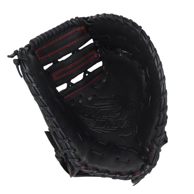 ミズノ(MIZUNO)軟式用グラブ 一塁手用 野球グローブ 一般 NB ウィルドライブ レッド 1AJFR34600 09(M…_1