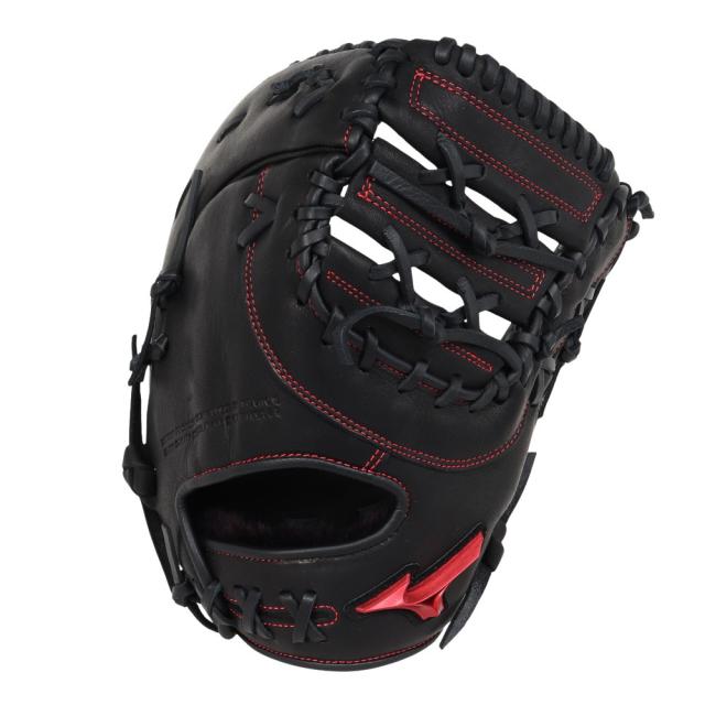 ミズノ(MIZUNO)軟式用グラブ 一塁手用 野球グローブ 一般 NB ウィルドライブ レッド 1AJFR34600 09(M…