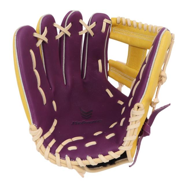 yabane 軟式グローブ イエロー/パープル ポイント5％！ 10/23 21:00