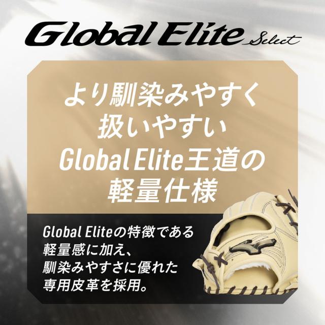 ミズノ(MIZUNO)軟式用グラブ オールラウンド用 野球グローブ 一般 グローバルエリート SELECT 1AJGR3440…_4