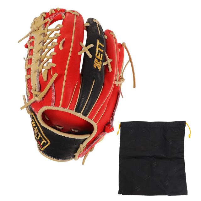 ゼット(ZETT)軟式用グラブ 外野手用 野球グローブ プロステイタスSCE BRGB32447-5832RH(Men’s)の通販は