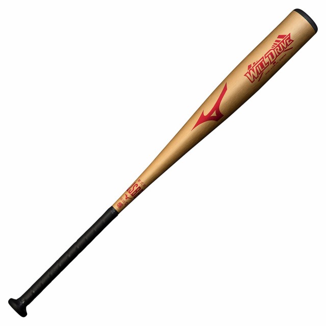 ミズノ(MIZUNO)軟式用バット 野球 一般 ウィルドライブ レッド 84cm/平均700g 1CJMR16084 50(M…