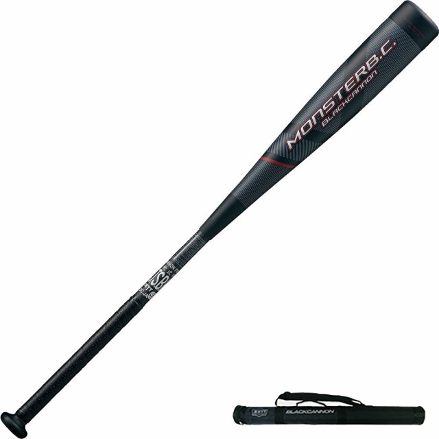 ゼット(ZETT)野球 軟式用 バット モンスターブラックキャノン 83cm/平均720g BCT31383-1900(Men…