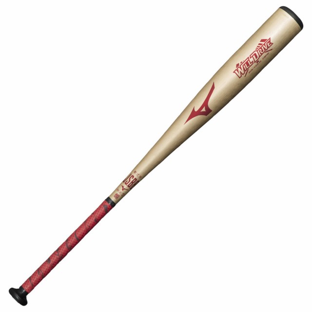 ミズノ(MIZUNO)軟式用バット 野球 一般 ウィルドライブ レッド 83cm/平均680g 1CJMR16683 50(M…