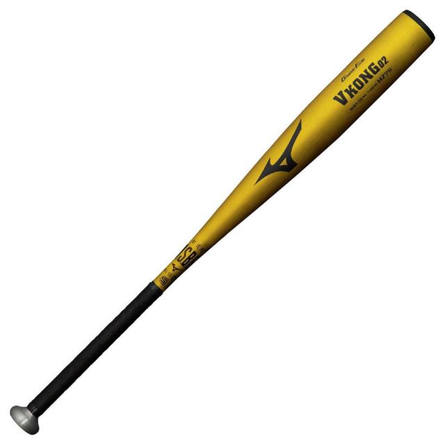 【ポイント5％！5/3 21:00〜22:59限定】ミズノ(MIZUNO)軟式用バット 野球 一般 グローバルエリート Vコング02 金属製 84cm/平均750g 1CJMR1…