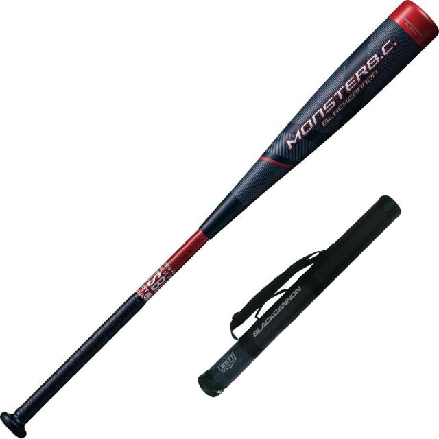 ゼット(ZETT)軟式用バット 野球 一般 モンスター ブラックキャノン 85cm 740g平均 BCT31385-6400(…
