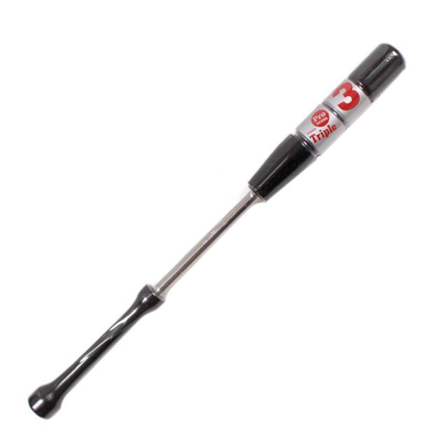 ウチダ(UCHIDA)野球 トレーニング用バット トリプルスリー 80cm/930g TR380G 自主練 練習 素振り(Me…