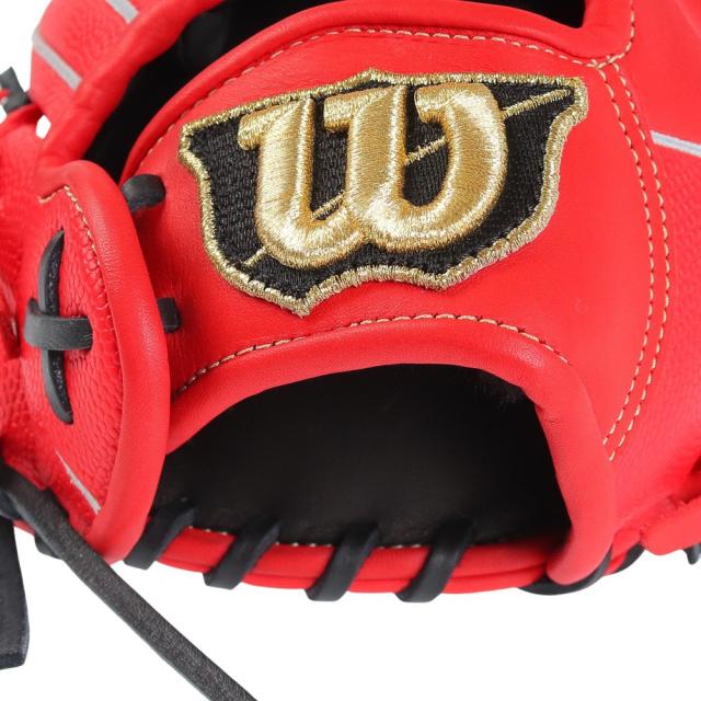 Wilson 少年用野球グローブ 赤 ウイルソン(Wilson)少年軟式用