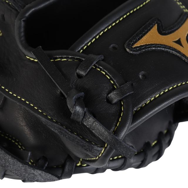 Mizuno 少年 キャッチャーミット 右投げ用 黒 ○少年軟式用