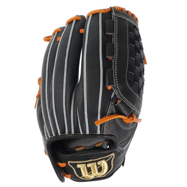 ウイルソン Wilson 軟式ジュニア用グラブオールラウンド 黒右投新品