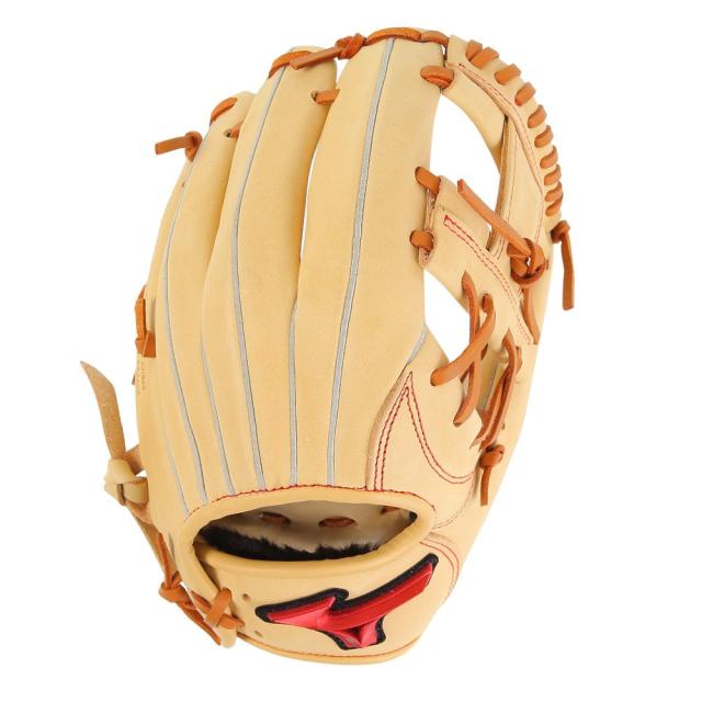 ミズノ(MIZUNO)少年軟式用グラブ オールラウンド用 野球グローブ ジュニア WILL DRIVE RED 24SS 1A…
