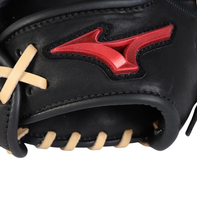 ミズノ(MIZUNO)少年軟式 グラブ オールラウンド用 野球グローブ ジュニア ウィルドライブ レッド U-Plus 1AJ…