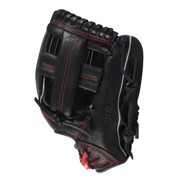 ミズノ(MIZUNO)少年軟式 グラブ オールラウンド用 野球 ジュニア ウィルドライブ レッド IBE 1AJGY32410…_1