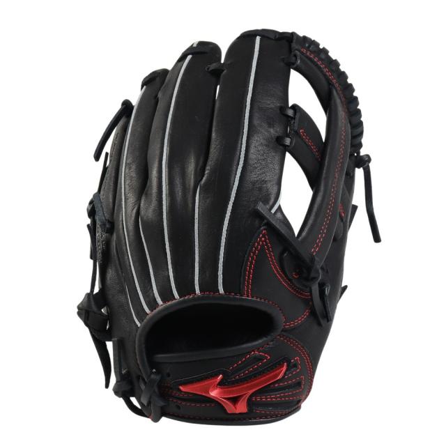 ミズノ(MIZUNO)少年軟式 グラブ オールラウンド用 野球 ジュニア ウィルドライブ レッド IBE 1AJGY32410…