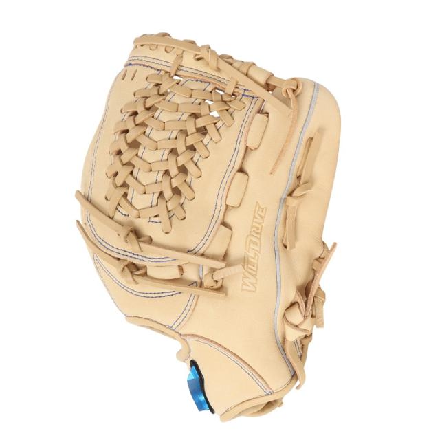 ミズノ(MIZUNO)少年軟式用グラブ オールラウンド用 野球グローブ ウィルドライブ ブルー 1AJGY33430 80(J…