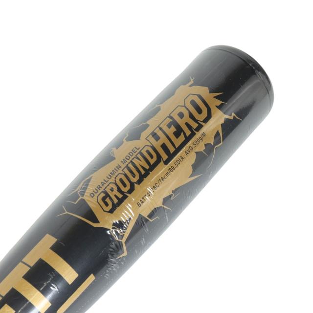 ゼット(ZETT)少年軟式用バット 野球 ジュニア 金属製 グランドヒーロー 78cm/520g BAT74578C-1953…_2