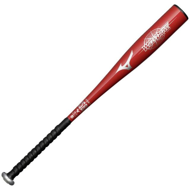 野球軟式バット ミズノ(MIZUNO)少年軟式用バット 野球 ウィルドライブ レッド×ヒッ