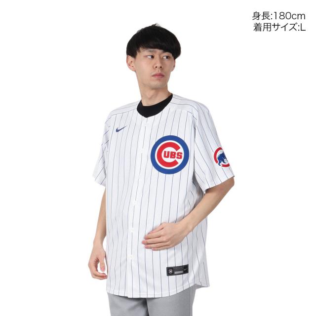 白 スポーツユニフォーム エムエルビー(MLB)野球 カブス 鈴木誠也 リミテッドユニフォーム