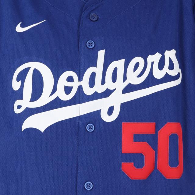 エムエルビー(MLB)野球 ドジャース ムーキー・ベッツ リミテッドユニフォーム オルトネイト2 ブルー LM25-LDA2-…_8